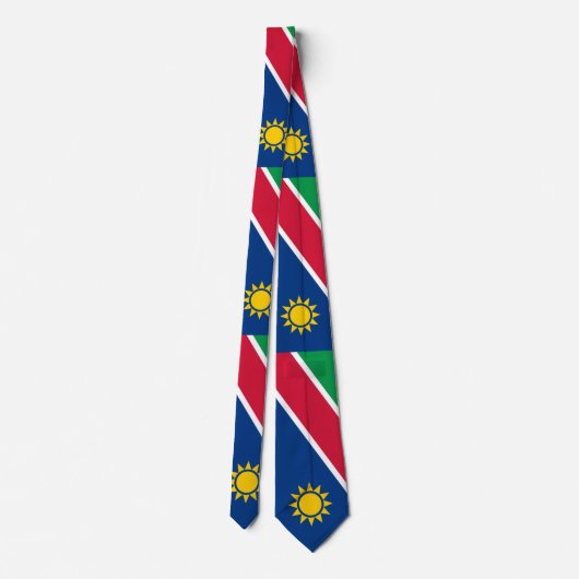 Cravate Drapeau namibien (Dos)
