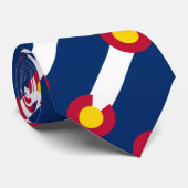 Cravate Drapeau national du Colorado (Roulé)