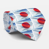 Cravate Drapeau national japonais (Roulé)