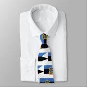 Cravate Drapeau naval de l'Estonie, Estonie (Attaché)