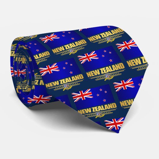 Cravate Drapeau néo-zélandais (Roulé)