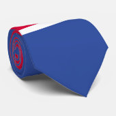 Cravate Drapeau nord-coréen (Roulé)