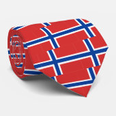 Cravate Drapeau norvégien (Roulé)