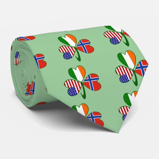 Cravate Drapeau norvégien (Roulé)