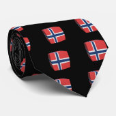 Cravate Drapeau norvégien cubed. (Roulé)