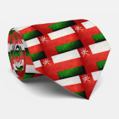 Cravate Drapeau omanais (Roulé)