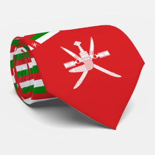 Cravate Drapeau omanais et emblème national, Drapeau omana