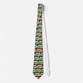 Cravate Drapeau Palestine Keffiyeh (Devant)