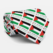 Cravate Drapeau palestinien avec votre Nam (Roulé)