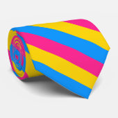 Cravate Drapeau Pansexual (Roulé)