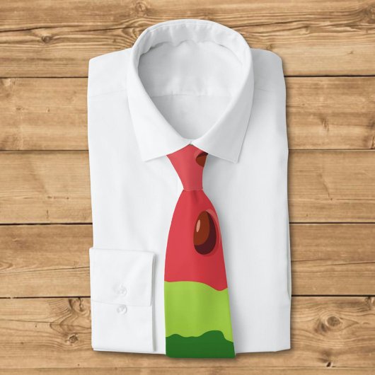 Cravate Drapeau Pastèque