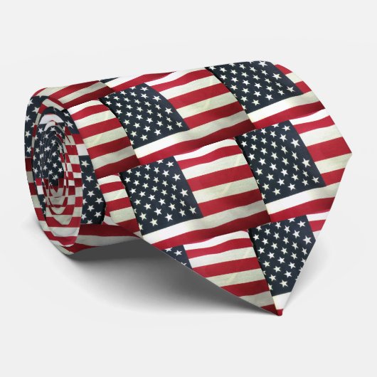 Cravate Drapeau patriotique (Roulé)
