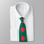 Cravate Drapeau patriotique bangladais (Attaché)