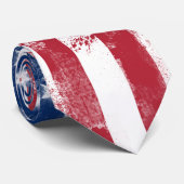 Cravate Drapeau peint des Etats-Unis (Roulé)