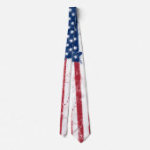 Cravate Drapeau peint des Etats-Unis (Dos)