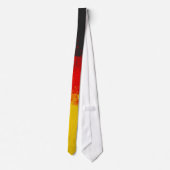 Cravate Drapeau peint Grunge de l'Allemagne (Dos)