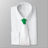Cravate Drapeau peint Grunge Splatter d'Italie (Attaché)