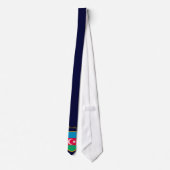 Cravate Drapeau personnalisé de l'Azerbaïdjan (Dos)