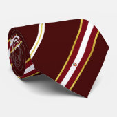 Cravate Drapeau péruvien de rayures (Roulé)