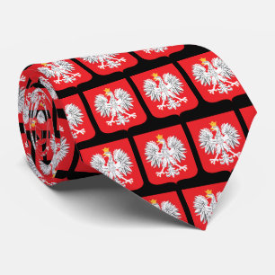 Cravate Drapeau polonais