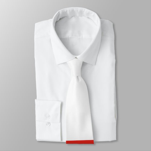 Cravate Drapeau polonais (Attaché)