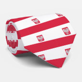 Cravate Drapeau polonais (Roulé)