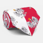 Cravate Drapeau polonais & Aigle Pologne Voyage, vacances (Roulé)