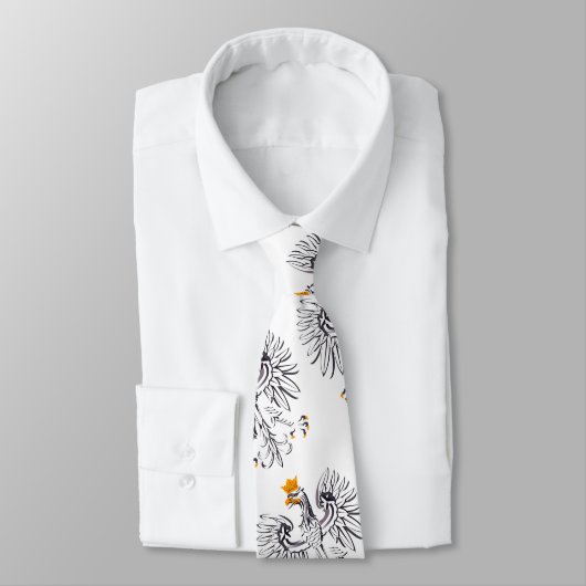 Cravate Drapeau polonais & Aigle Pologne Voyage, vacances  (Attaché)