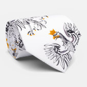 Cravate Drapeau polonais & Aigle Pologne Voyage, vacances  (Roulé)