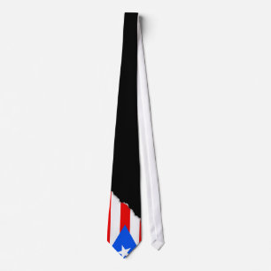 Cravate Drapeau porto-ricain classique
