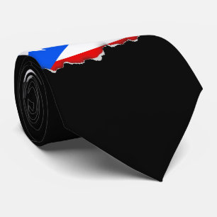 Cravate Drapeau porto-ricain classique