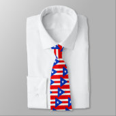 Cravate Drapeau portoricain (Attaché)