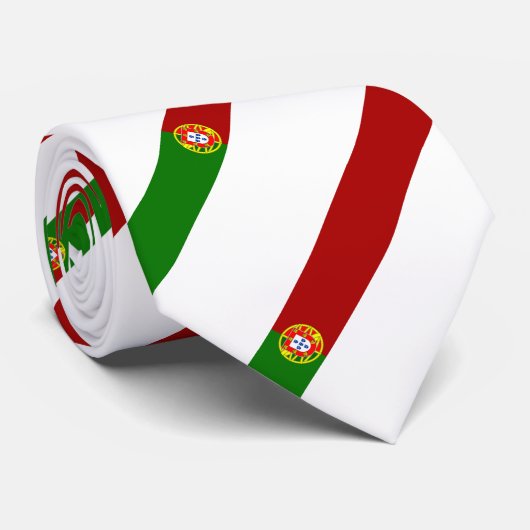 Cravate Drapeau portugais (Roulé)