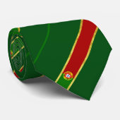Cravate Drapeau portugais de rayures (Roulé)