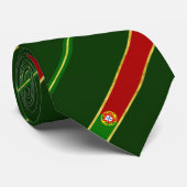 Cravate Drapeau portugais de rayures (Roulé)