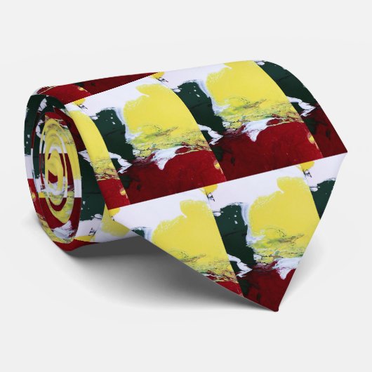 Cravate Drapeau Rasta (Roulé)