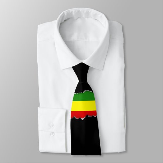 Cravate Drapeau rastafarien (Attaché)