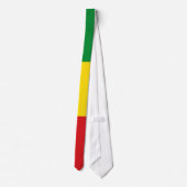 Cravate Drapeau rastafarien Rasta Ethiopie (Dos)