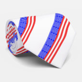 Cravate Drapeau rayé américain (Roulé)