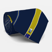 Cravate Drapeau rayé Canberra (Roulé)