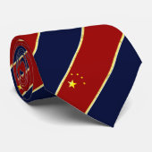 Cravate Drapeau rayé chinois (Roulé)