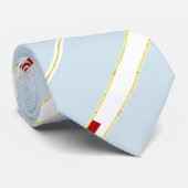 Cravate drapeau rayé de Bilbao (Roulé)