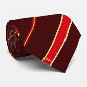 Cravate Drapeau rayé de Gdansk (Roulé)