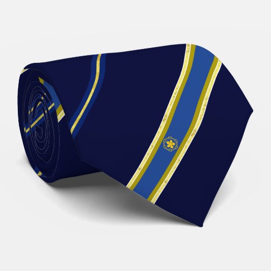 Cravate drapeau rayé de Hamilton (Roulé)