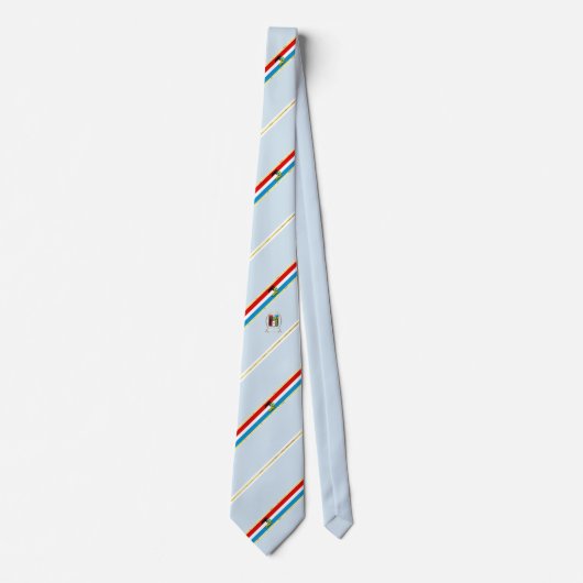 Cravate Drapeau rayé de Khabarovsk (Devant)