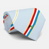 Cravate Drapeau rayé de Khabarovsk (Roulé)