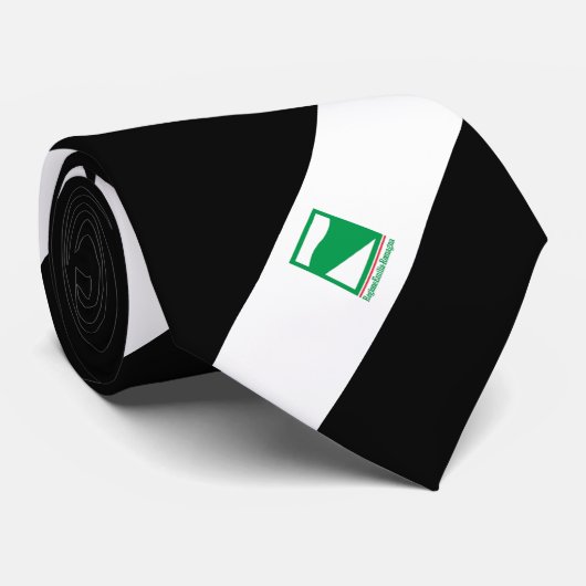 Cravate Drapeau rayé de l'Émilie-Romagne (Roulé)