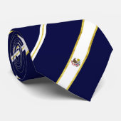 Cravate Drapeau rayé de l'Illinois (Roulé)