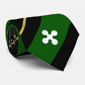 Cravate Drapeau rayé de Lombardie (Roulé)