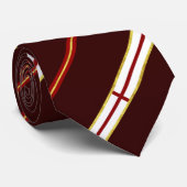 Cravate Drapeau rayé de Milan (Roulé)